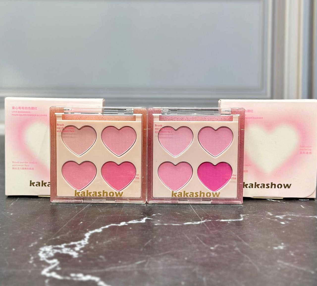 پلت رژگونه پینترستی قلبی