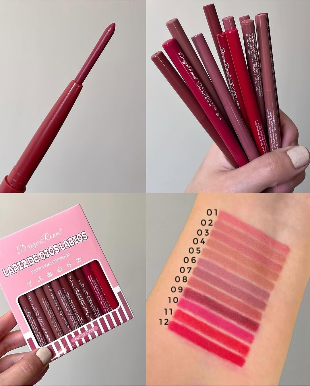 پک خط لب دراگون