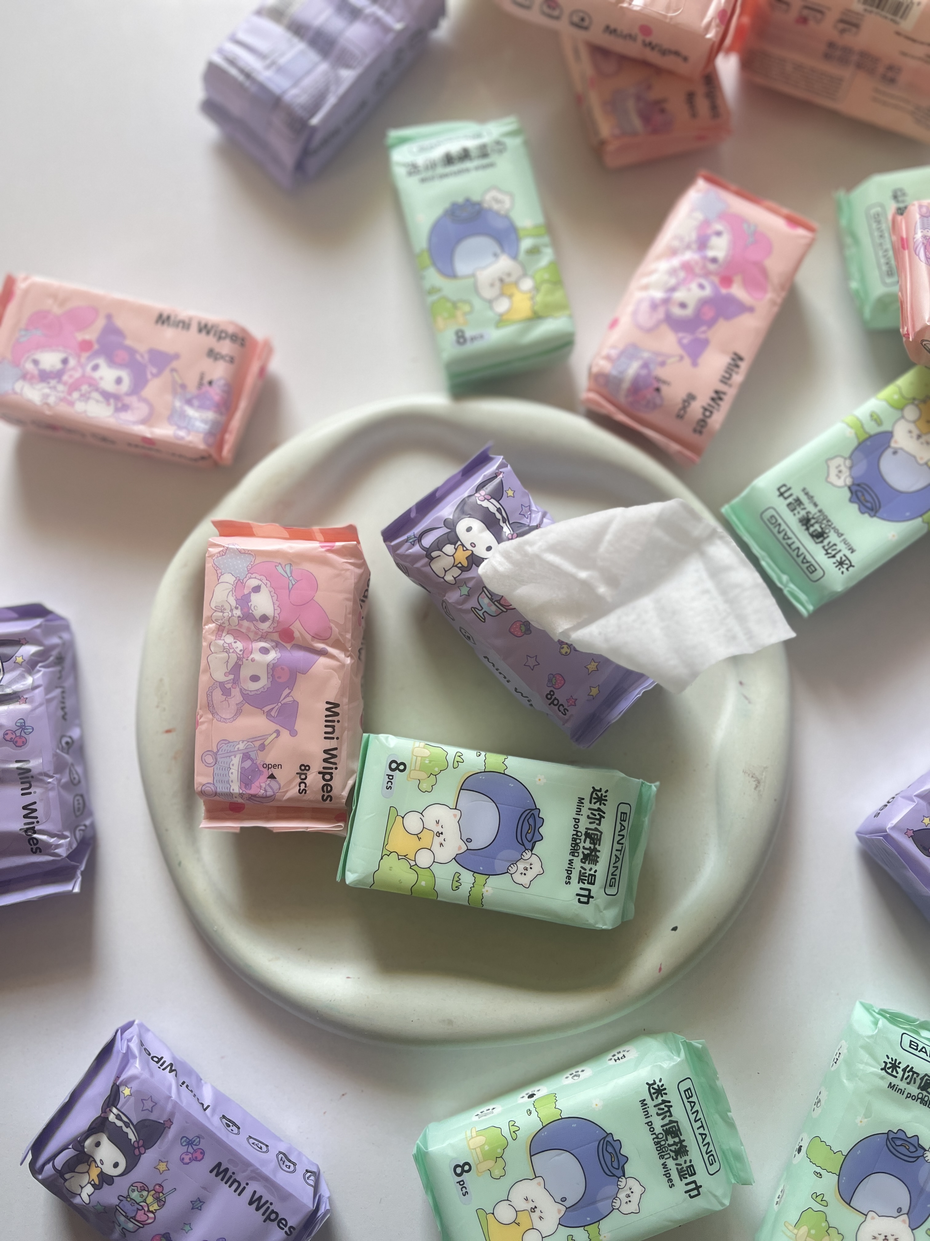 دستمال مرطوب مینی