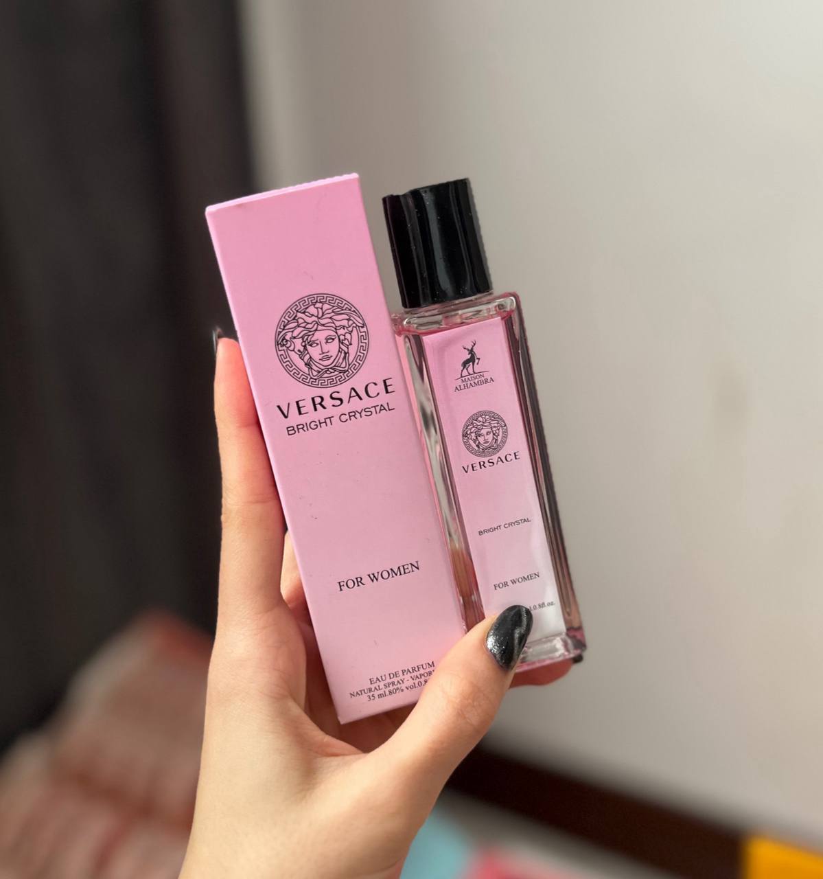 ادکلن قلمی الحمرا رایحه ورساچه صورتی