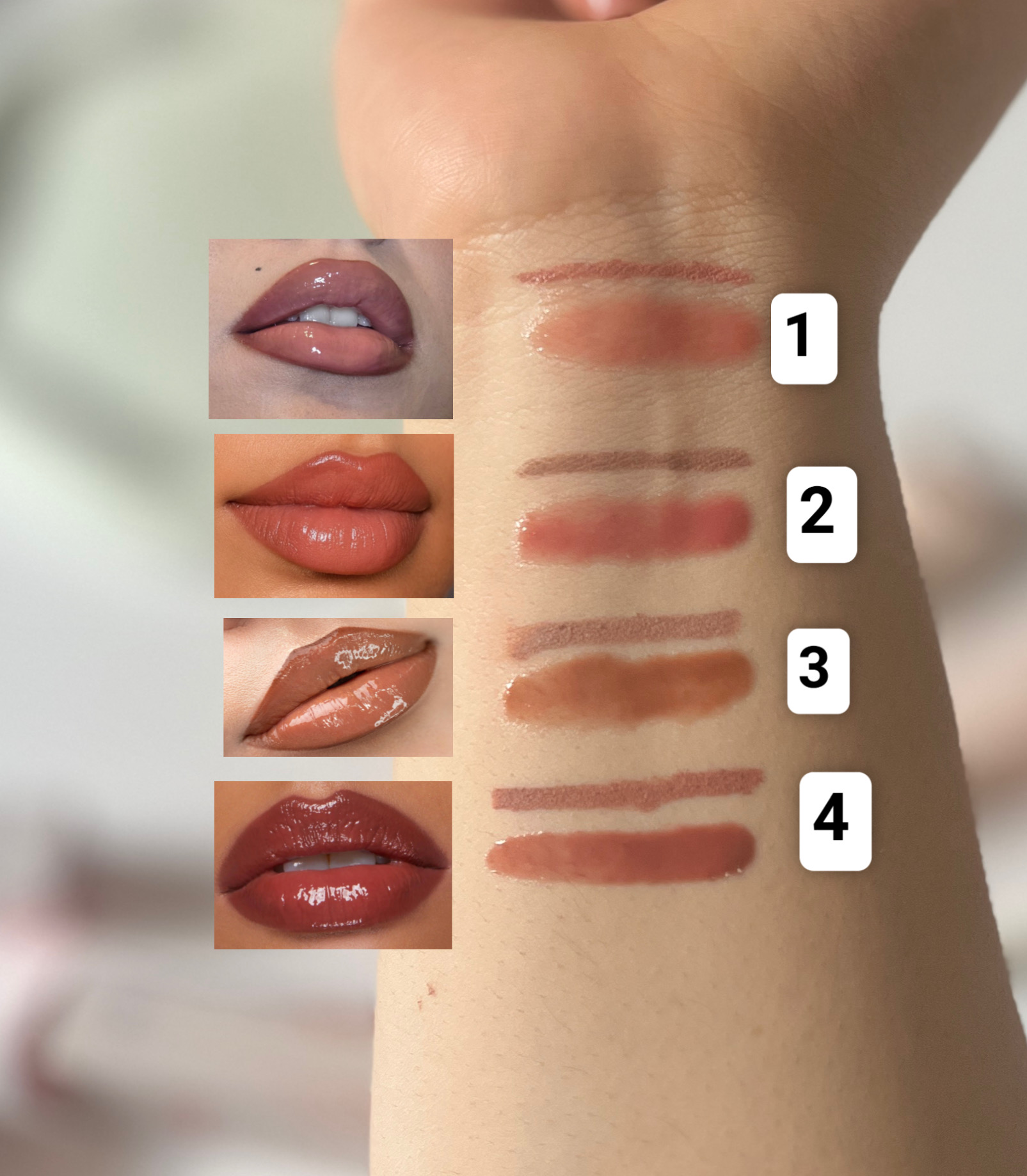 ست خط لب و لیپ پلامپر سرفلزی