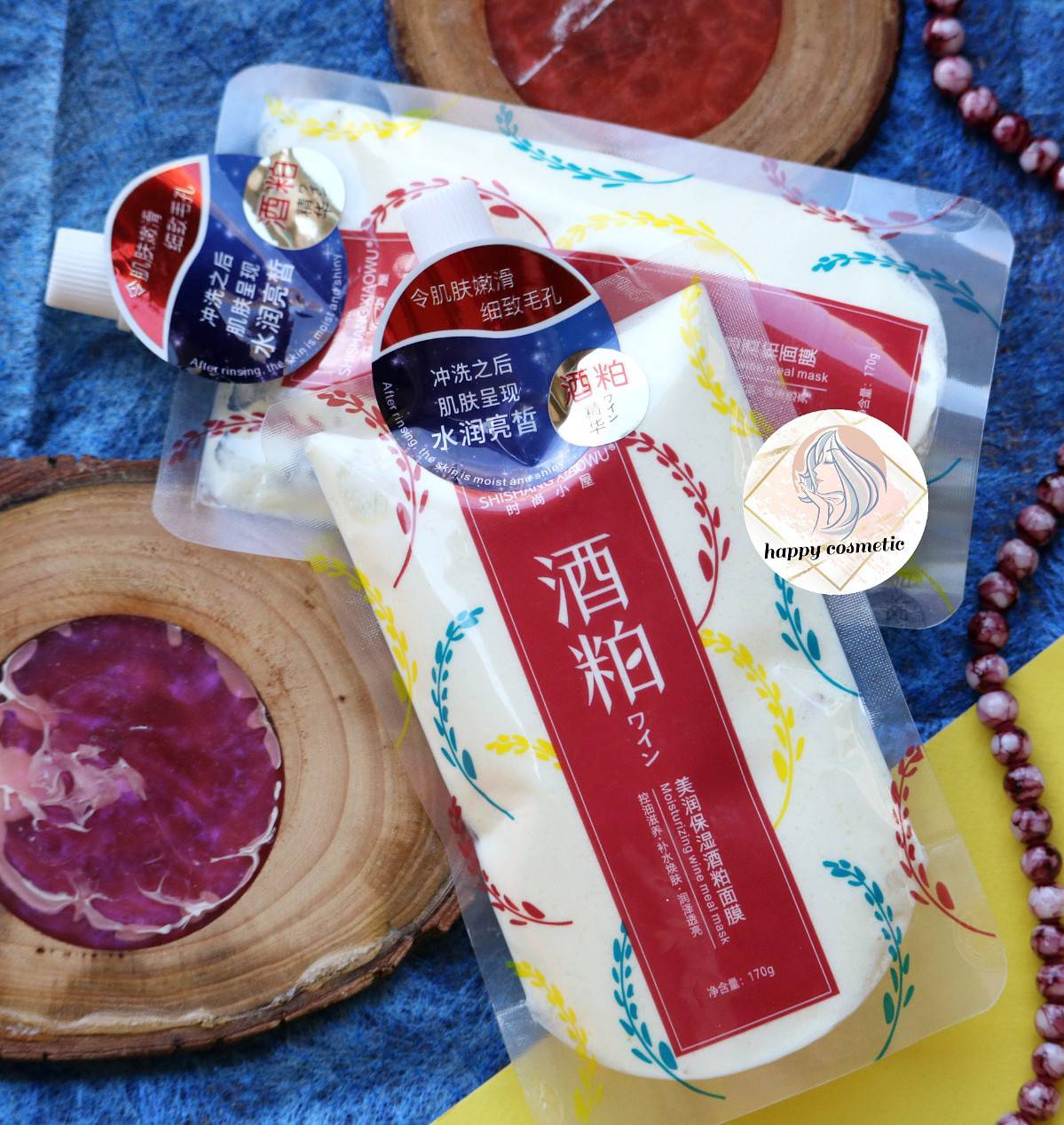 ماسک خمیری شراب برنج