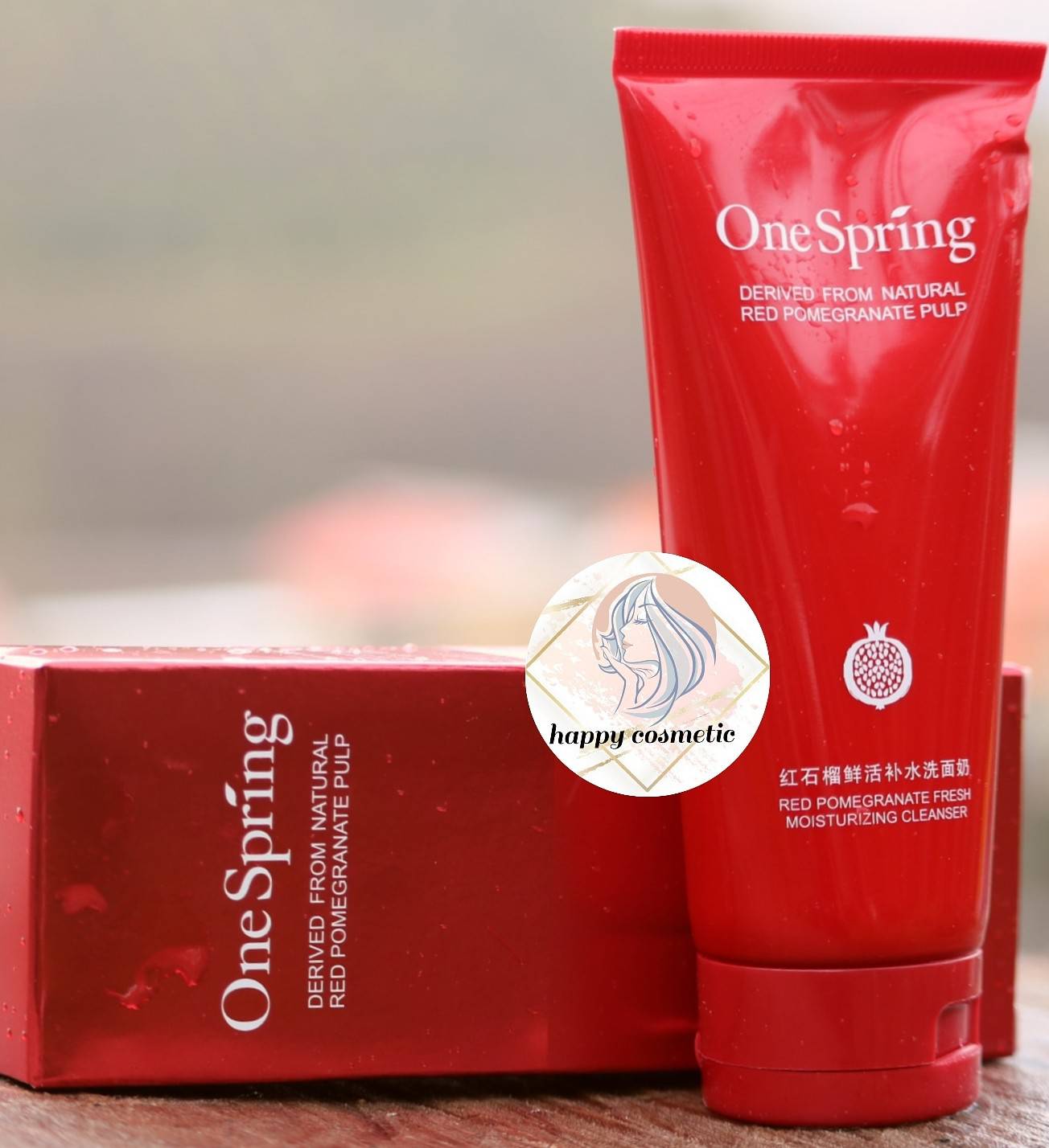 فوم شستشوی صورت انار سرخ وان اسپرینگ